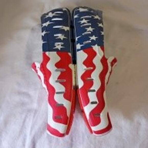 Floaters Men's 12 Country Club Drivers USA Patriotic Boat Shoes Waterproof Flag - Picture 6 of 12